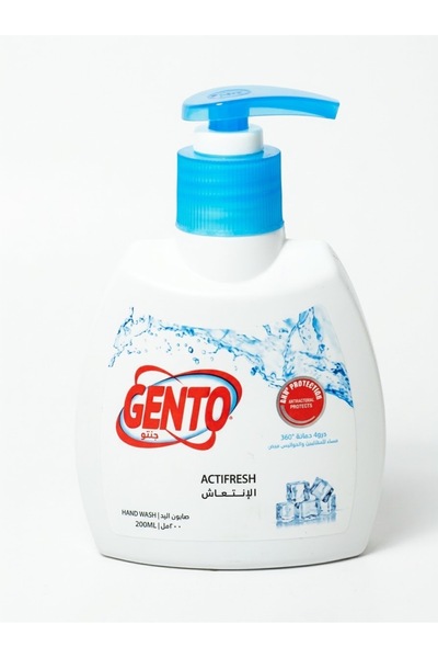 Gento جينتو غسول اليد المضادة للبكتيريا أبيض 200ملليلتر