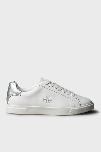 Calvin Klein Deri Logolu Sneaker Ayakkabı HW0HW03312061 Kadın AYAKKABI HW0HW03312 061