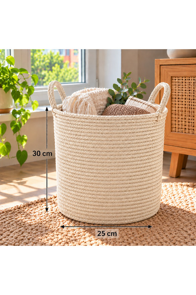 ÖRGÜM Multi-Purpose Mesh Basket Organizer 25X30 cm