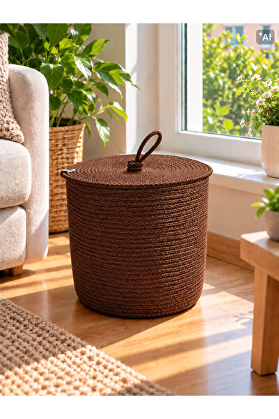 ÖRGÜM Coș organizator multifuncțional cu capac – 25x30 cm.