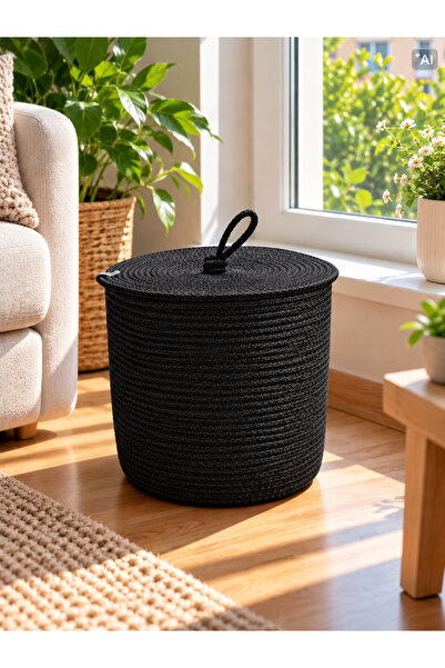 ÖRGÜM Coș organizator multifuncțional cu capac – 25x30 cm.
