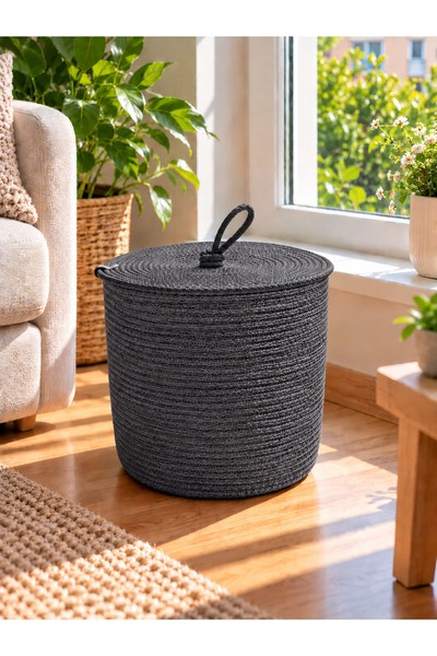 ÖRGÜM Coș organizator multifuncțional cu capac – 25x30 cm.