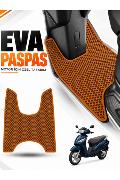 Guerrino سجادة أقدام للدراجات النارية من نوع EVA متوافقة مع HONDA ACTIVA-S 12...