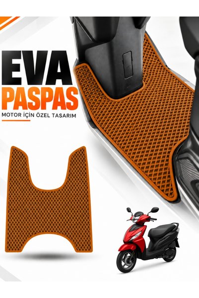 Guerrino HERO DASH 125 Uyumlu EVA Motosiklet Paspası Scooter Ayak Paspası Motora Özel Taba