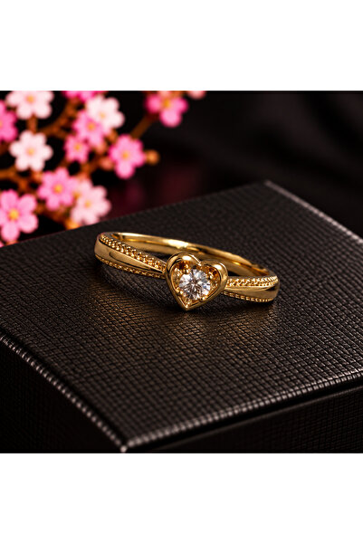 STILCOCHET Inel Placat cu Aur 14k