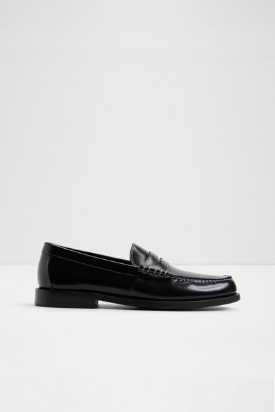 Aldo EMIL - Erkek Hakiki Deri Siyah Slip-On Loafer