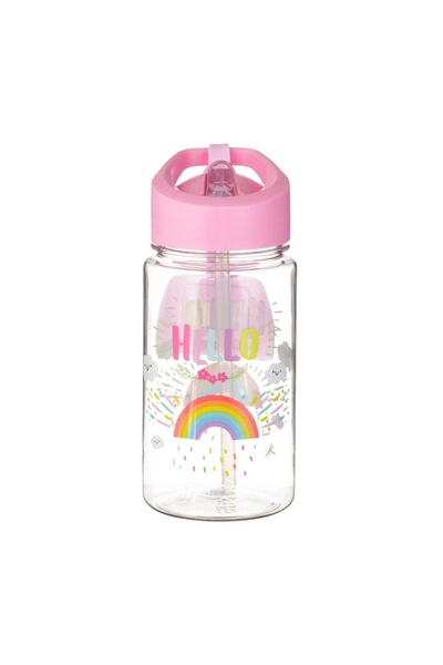 OEM Sticlă de Apă Pop-Up Roz Rainbow cu Eticheta Curcubeu 440 ml, Transport Ușor