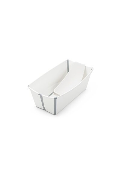 Stokke Flexi Bath Cadita Pliabilă cu accesoriu pentru nou nascuti Alb Gri