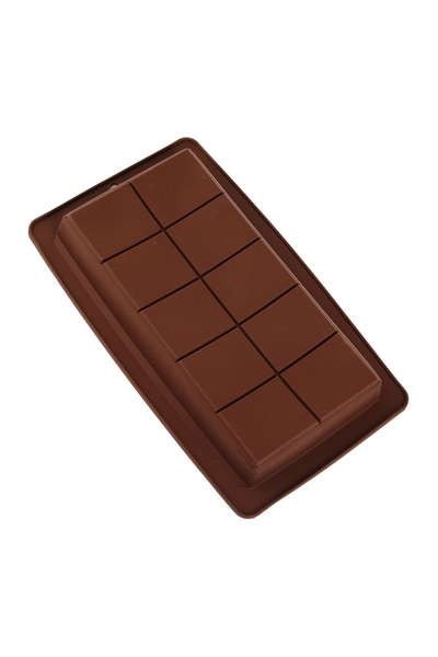 OEM Formă din Silicon pentru Ciocolata (10 Compartimente) 21x2,5x12,5cm