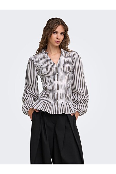 ONLY Gesmoktes Top ONLHALIS Gesmoktes Top