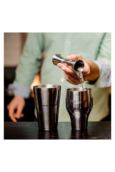 OEM Pahar Măsurare Inox 30/60 ml pentru Băuturi și Cocktailuri, Dozare Precisă