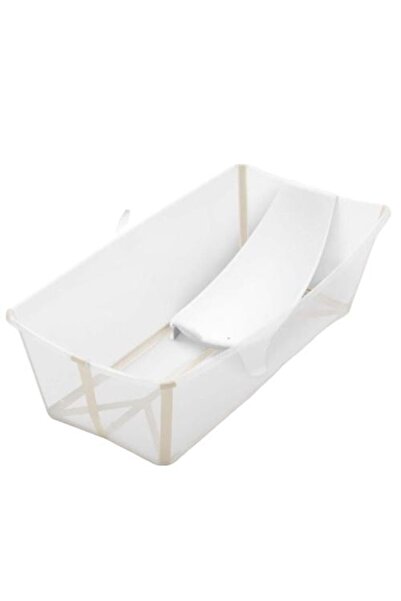 Stokke Flexi Bath cădiță pliabilă pentru bebeluși, cu accesoriu pentru nou-nă...
