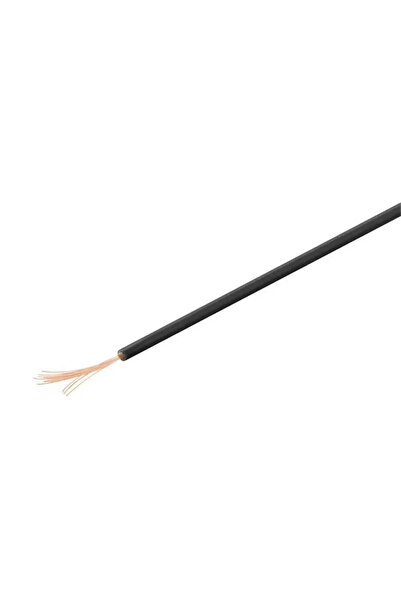 goobay Cablu cupru multifilar izolat 10m negru 1x0.14mm