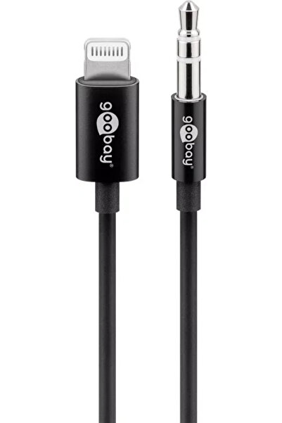 goobay Cablu audio LIGHTNING - Jack 3.5 mm 1m Certificat Apple MFI