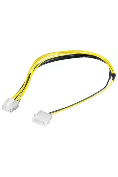 goobay Cablu adaptor alimentare 5.25 tata la EPS 8 pini 28cm pentru alimentar...