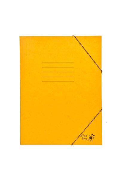 OEM Mapa Prespan din Hartie Galbena cu Elastic 25,5x34,5cm, pastrare si organ...