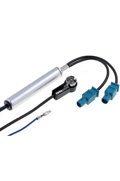 4CarMedia Separator antena radio auto FAKRA x2 ISO in unghi 90 grade tata