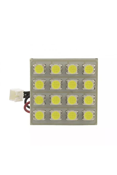 CarGuard Placă LED SMD 35x35 mm 12V SMD5050 3W lumină albă 320lm inclusiv ada...