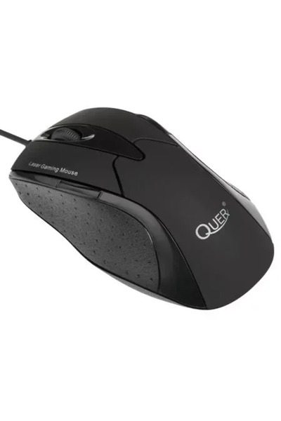 Quer Mouse laser de gaming negru