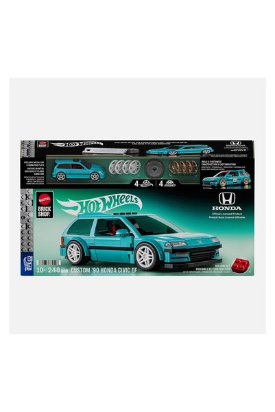 HOT WHEELS Mașină Brick Shop Speed Series – construiești modelul și obții o m...