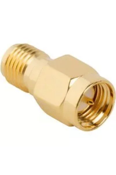 AMPHENOL Adaptor SMA tata - SMA mama drept 50 Ohm teflon aurit 132171