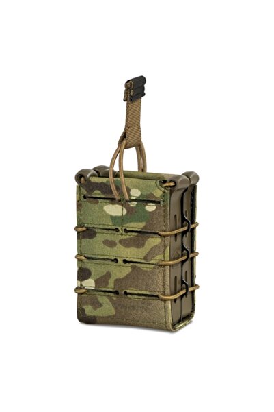 Pentagon Θήκη Γεμιστήρα Ανοιχτή Ελαστική Elpis Rifle Double Multicam