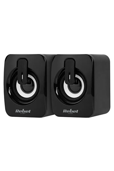 Rebel Boxe PC 2.0 2x3W alimentator USB 5V control volum CS-15