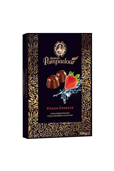 Halloren Set 2 x Praline Madame Pompadour de Ciocolata cu Vodka si Capsuni, a...