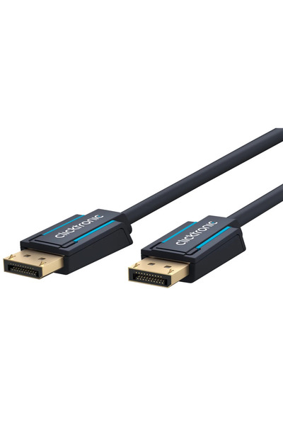 CLICKTRONIC Cablu Profesional DisplayPort - DisplayPort 10m v1.2a 4K 60Hz 21....