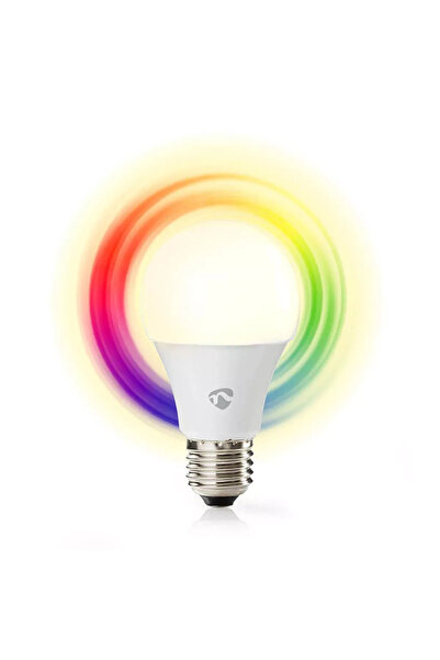 Nedis Bec LED Smart WiFi RGB cu lumina alba calda E27