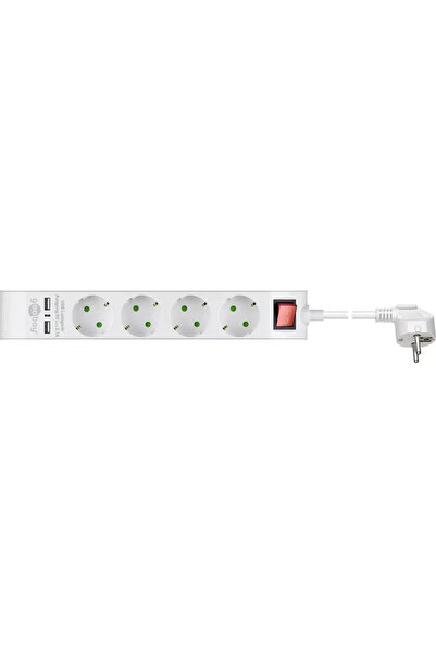goobay Prelungitor 4 prize 1.4m cu 2x USB 2.1A