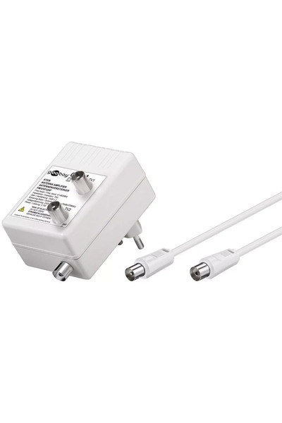 goobay Amplificator semnal TV/antenă DVB-T DVB-T2 DVB-C 2x 15dB