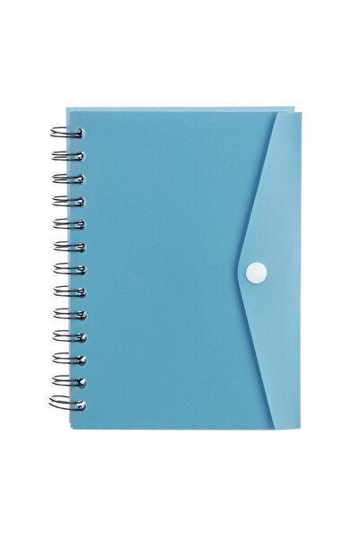 OEM Carnetel Notite B6 Albastru cu Mapa cu Capsa -70 file, notite zilnice la ...