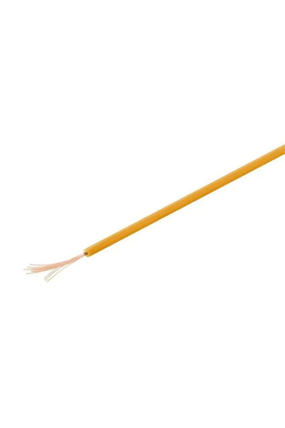 goobay Cablu cupru multifilar izolat 10m orange 1x0.14mm
