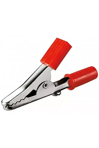 goobay Clip crocodil rosu 45mm se poate insera pe conector banana
