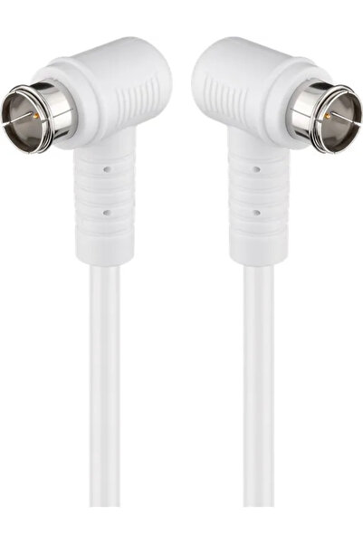 goobay Cablu antena SAT 90 grade 80dB dublu ecranat 1.5m F tata rapida 90 - F...