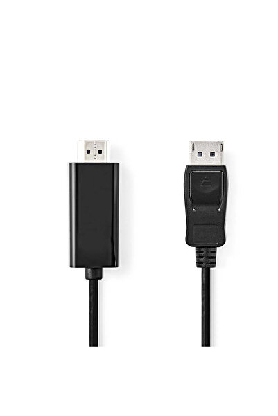 Nedis Cablu DisplayPort v1.2 tata - HDMI tata 4K 30Hz 2m negru CCGB37100BK20