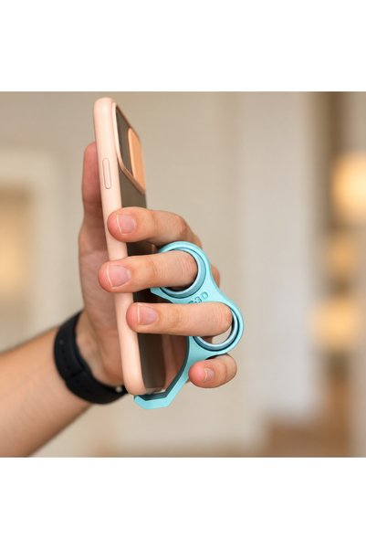 ZENLINE MART Ergonomic Phone Holder Finger Ring Support - Pinky Strain Relief...