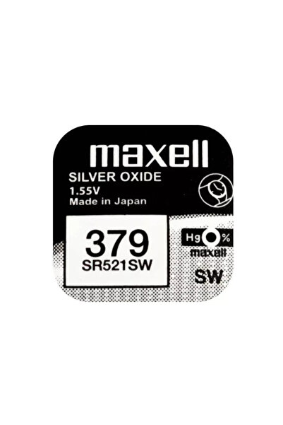 Maxell Baterie ceas SR521SW V379 AG0 1.55V oxid de argint 1 buc.