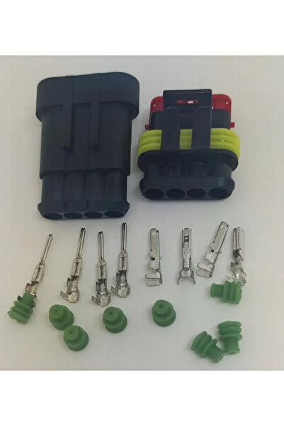 TE Connectivity Set conectori cablu Superseal 1.5 tata-mama mufa 4 pin +8 pin...