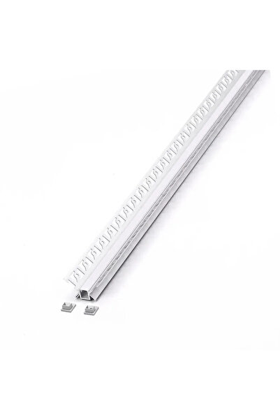 V-TAC Profil aluminiu banda LED pentru rigips colt interior 2m mat SKU-3362