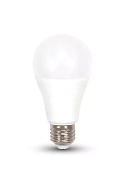 V-TAC Bec LED A60 E27 9W 6000K alb rece dimmer în 3 trepte
