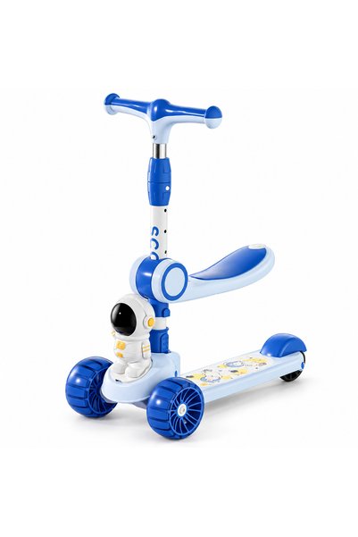 DasToys Children'S Scooter, Folding Roller Coaster, Suitable for Kids to Sit ...