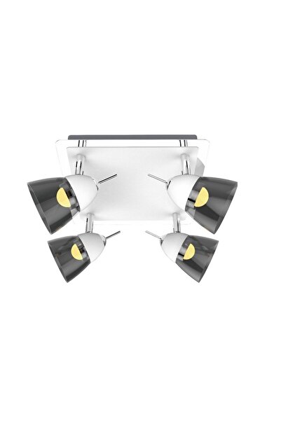 Klausen Φωτιστικό Οροφής LED Rocket 20W, θερμό φως (3000 K), λευκό + ανθρακί,...