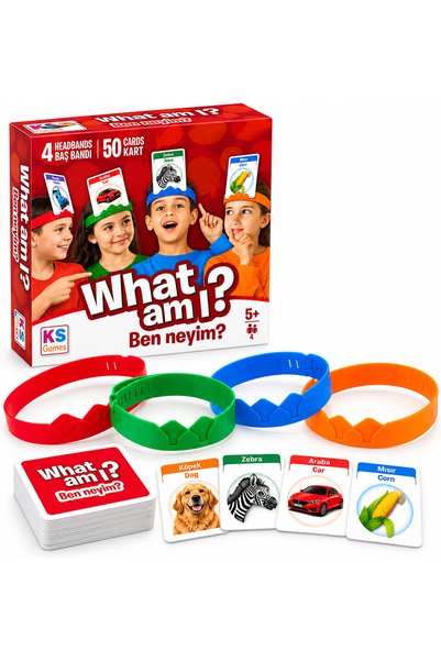 DoruCO What Am I? What Am I? Fun Guessing and Question Game – 4 Headbands 50 ...