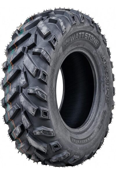 Wattstone AT25x10-12 ATV UTV All-Terrain Tire, 255/65-12, 25x10-12 Tubeless O...