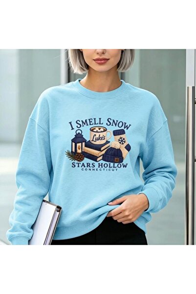 Vordevia Φούτερ Gilmore Girls Stars Hollow με στάμπα  "I Smell Snow ", από βα...