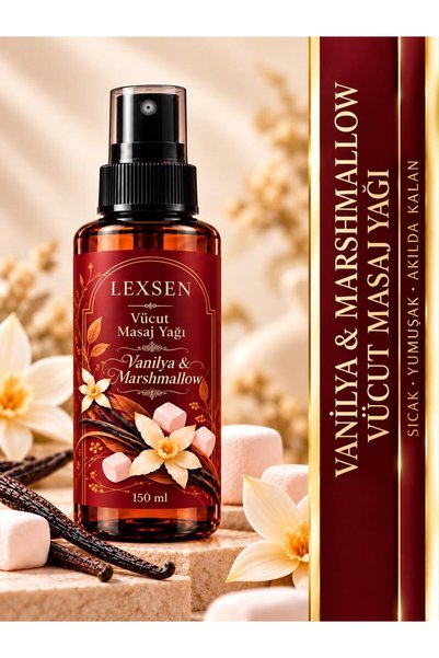 LEXSEN COSMETİC Vanilya Kokulu Rahatlatıcı Etkili Masaj Yağı 150 ml
