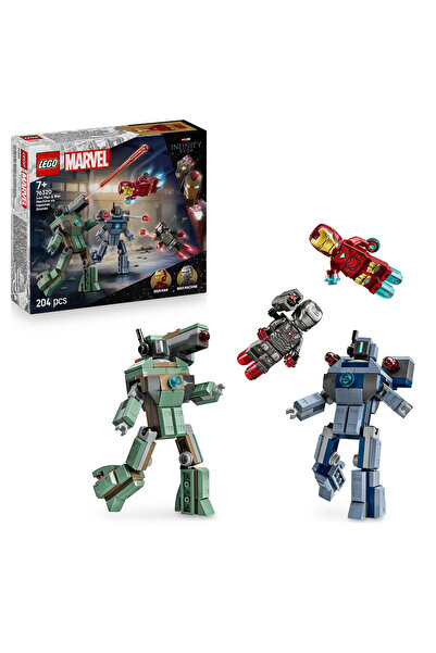 LEGO ®   Marvel 76320 Iron Man και Ο πολεμικός εξοπλισμός εναντίον των οπλισμ...