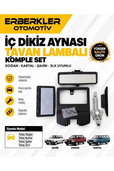 ERBERKLER Iç Ayna Tavan Lambalı Doğan Kartal Şahin Slx Uyumlu